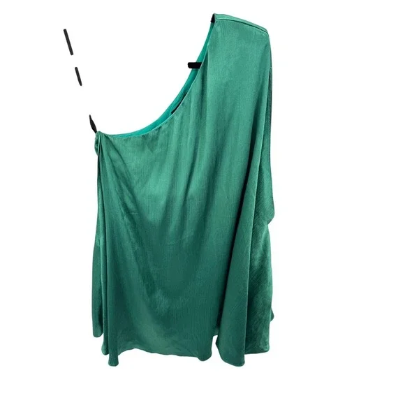 sage green off the shoulder ruched bodycon dress One-Shoulder Ruched Slit Maxi Dress – Bellesima main image 1